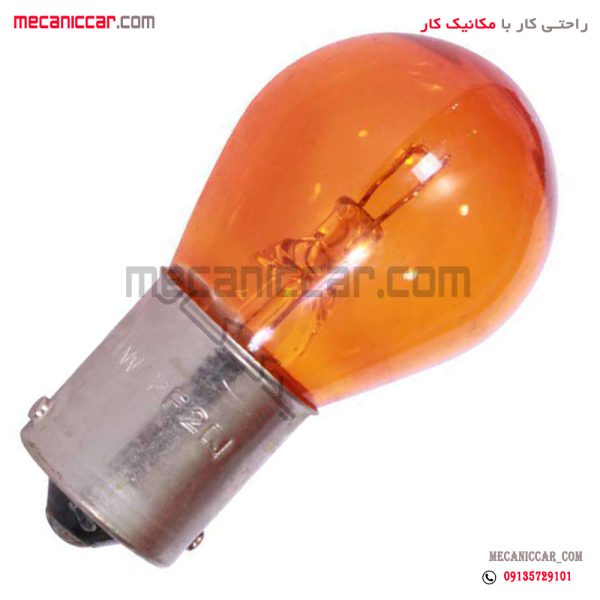 لامپ-یک-کنتاک-نارنجی-چراغ-راهنما